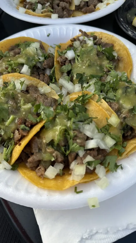 Al Pastor and Tripa Tacos